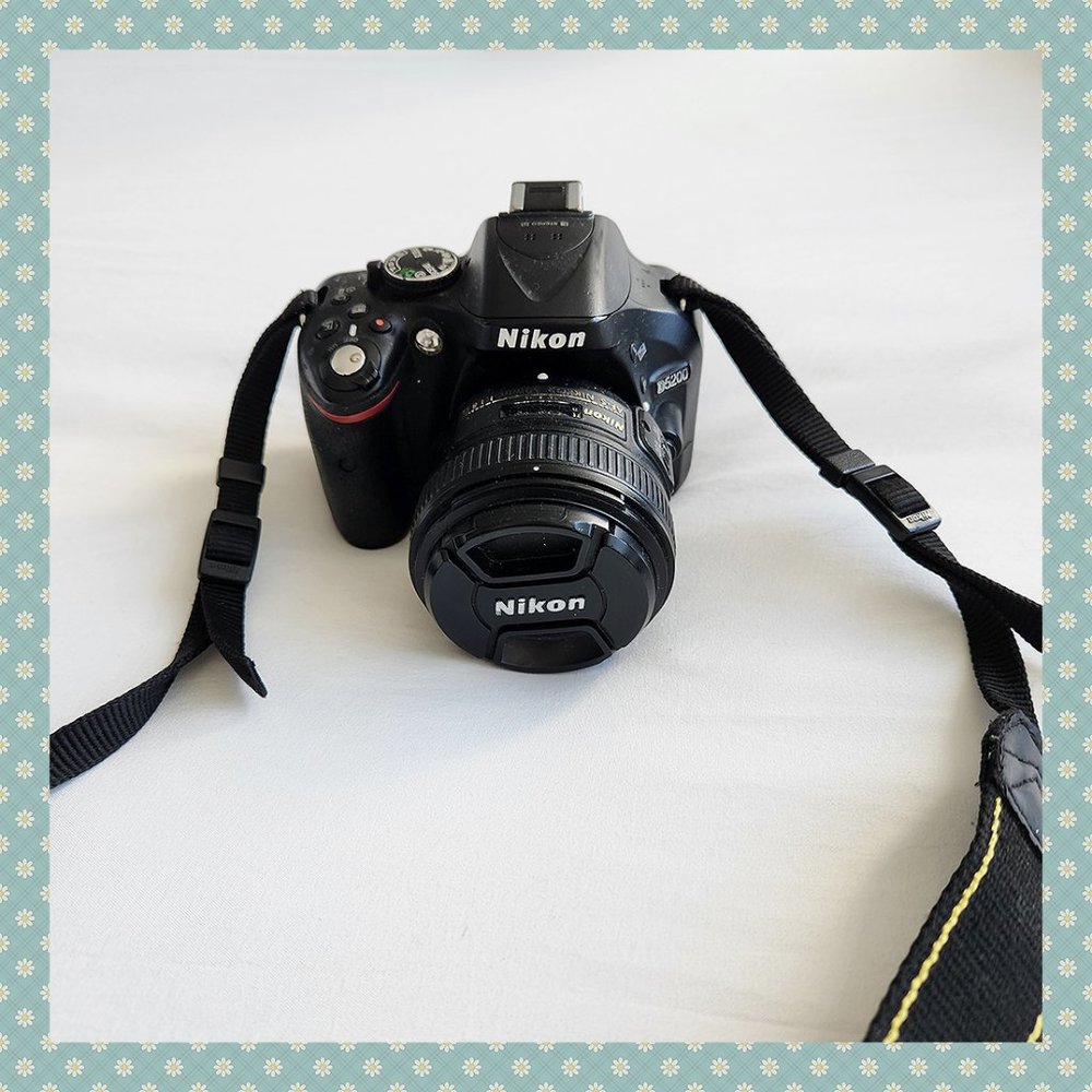 Nikon D5200 DSLR Camera‎ Body and 50mm, 18-55mm and 55-200mm Lenses